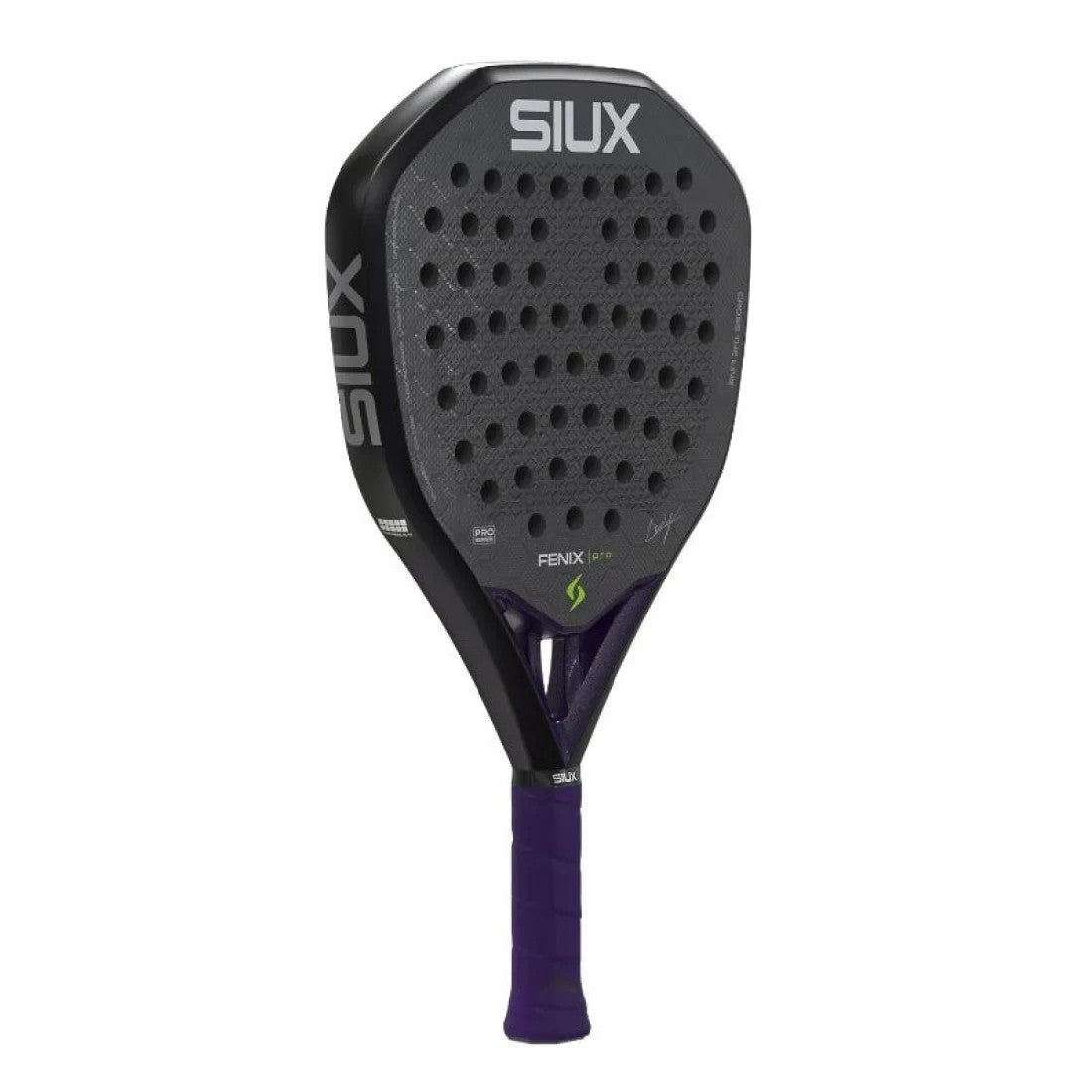 Siux Leo Augsburger Fenix Pro 2026 Black Padel Racket
