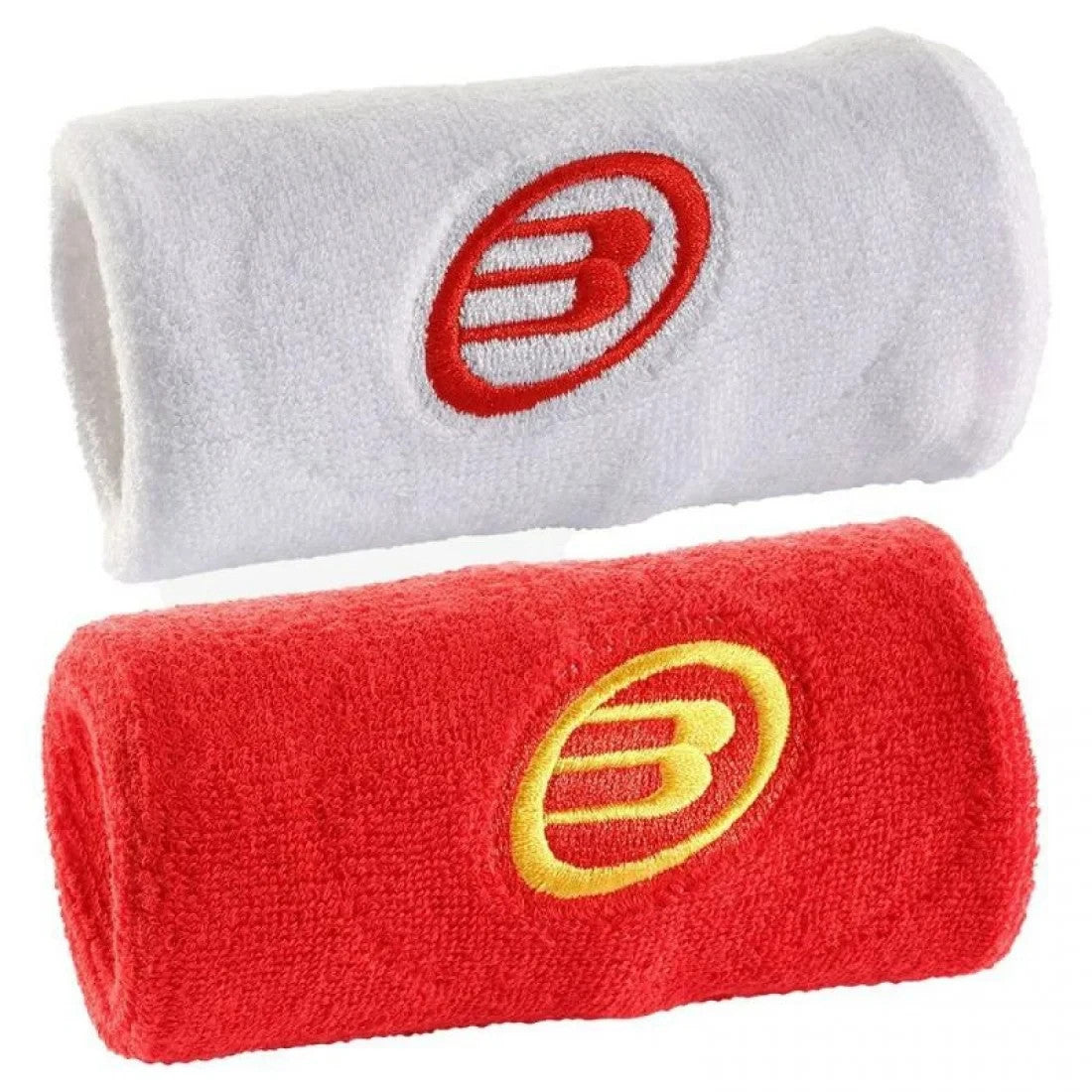 Bullpadel FEP BPMU White Red Wristbands 2 Units