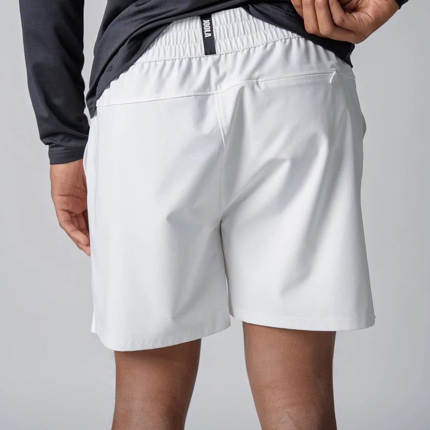 JOOLA MEN`S WOVEN SHORTS 5" WHITE