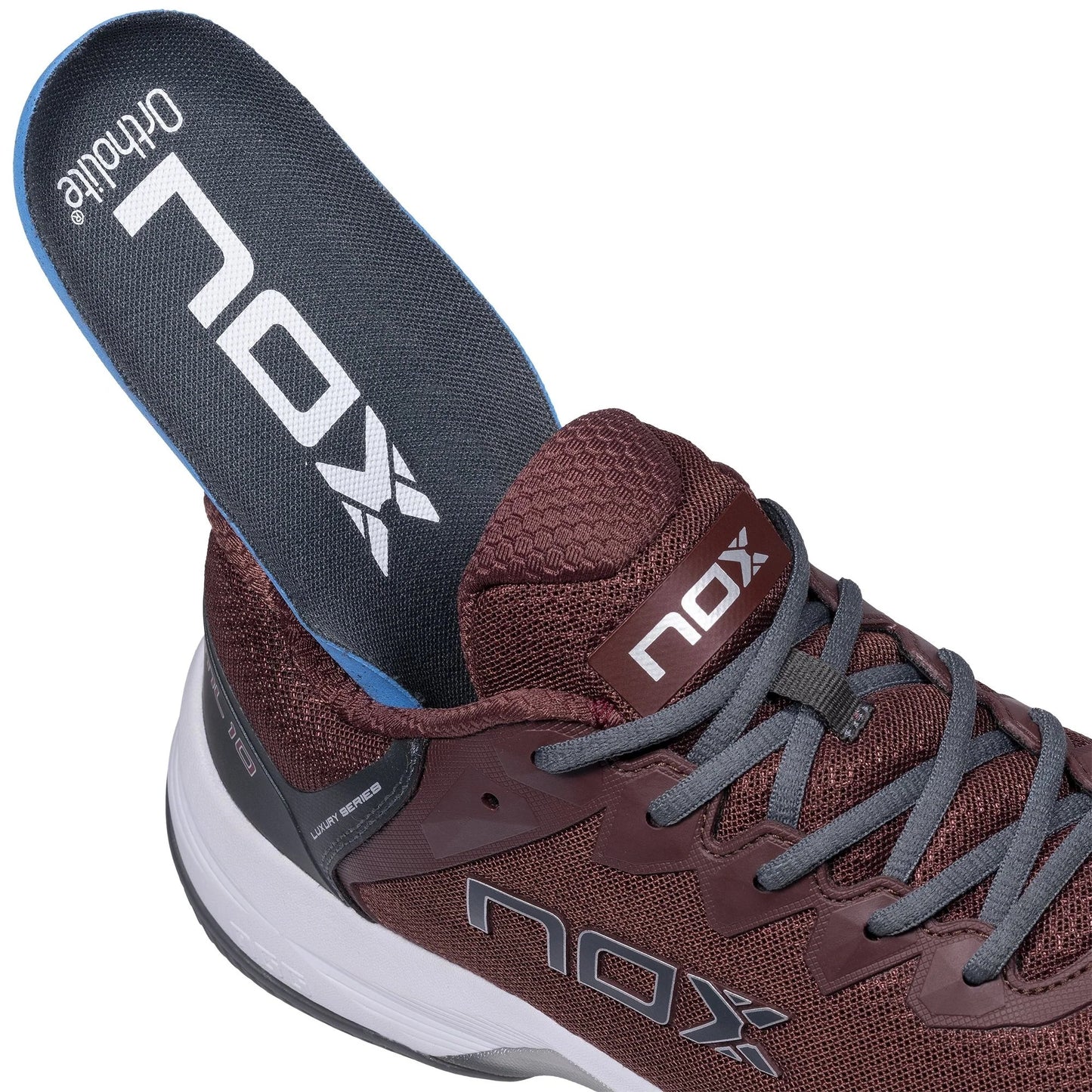 SHOES NOX ML10 HEXA RUM RAISIN/ CHARCOAL