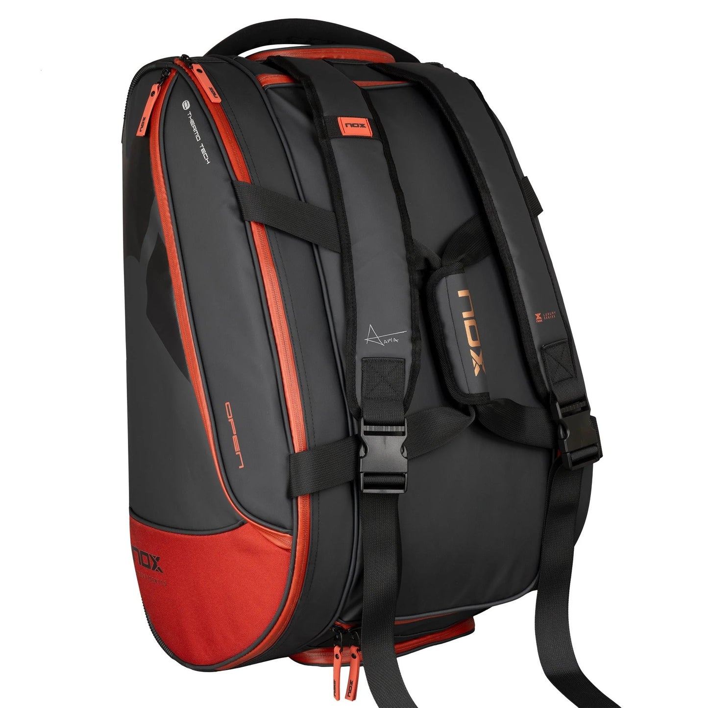 BAG NOX LUXURY OPEN SERIES BLACK/RED