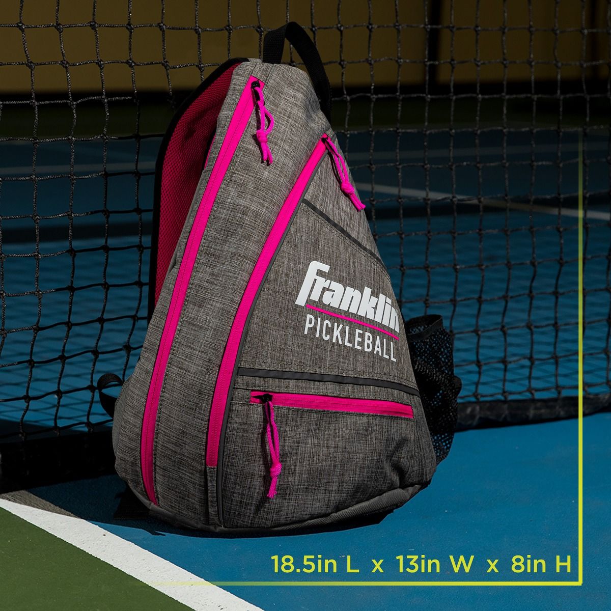 SLING BAG FRANKLIN GREY PINK