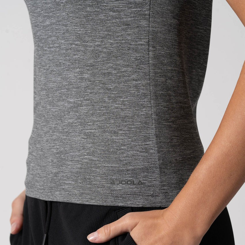 JOOLA WOMEN´S CLUB SS CHARCOAL GRAY HEATHER