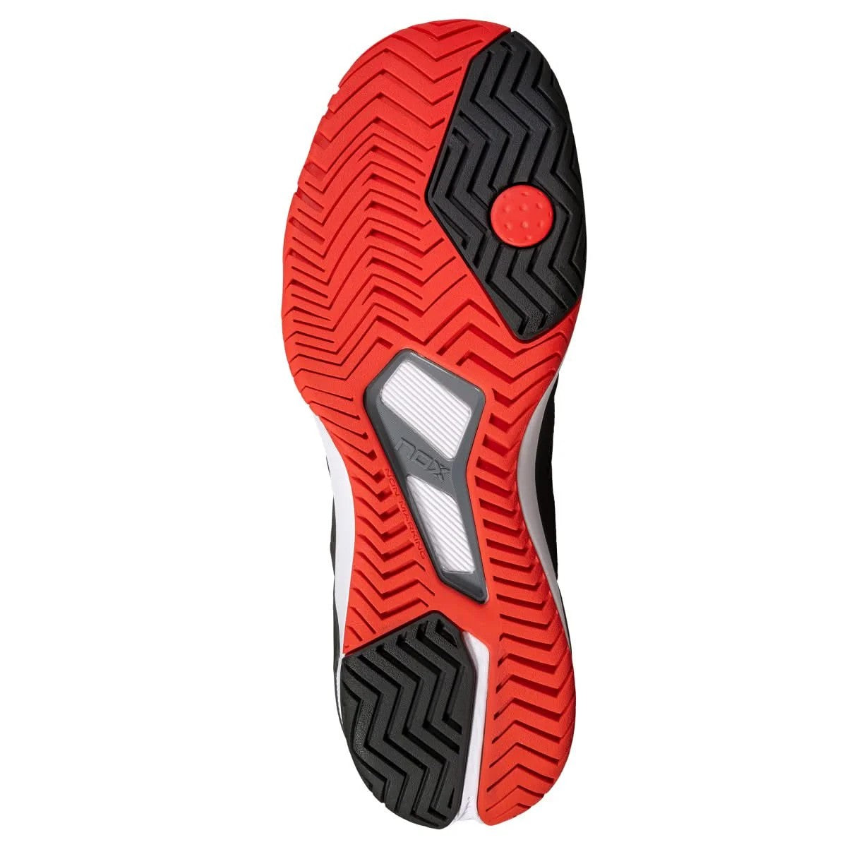 SHOES NOX PICKLEBALL LUX NEXO BLACK/ LAVA RED