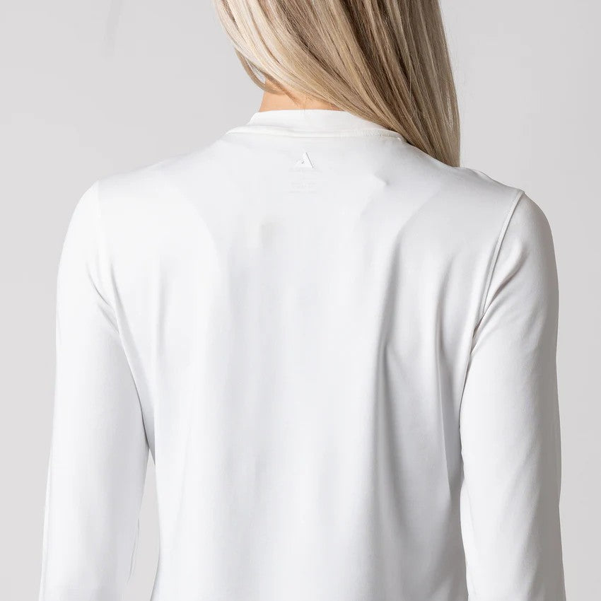 JOOLA WOMEN´S QUARTER ZIP PULLOVER WHITE