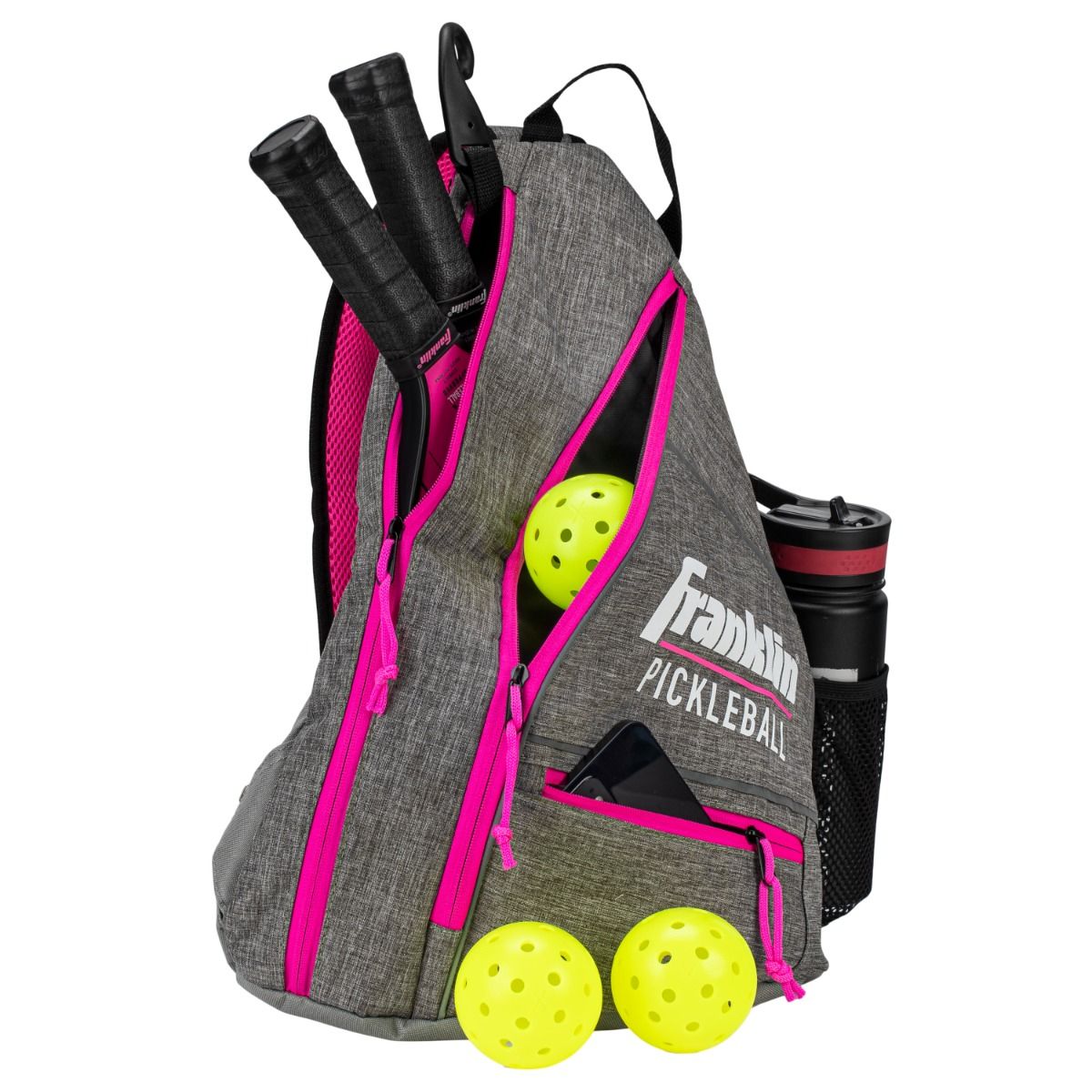 SLING BAG FRANKLIN GREY PINK