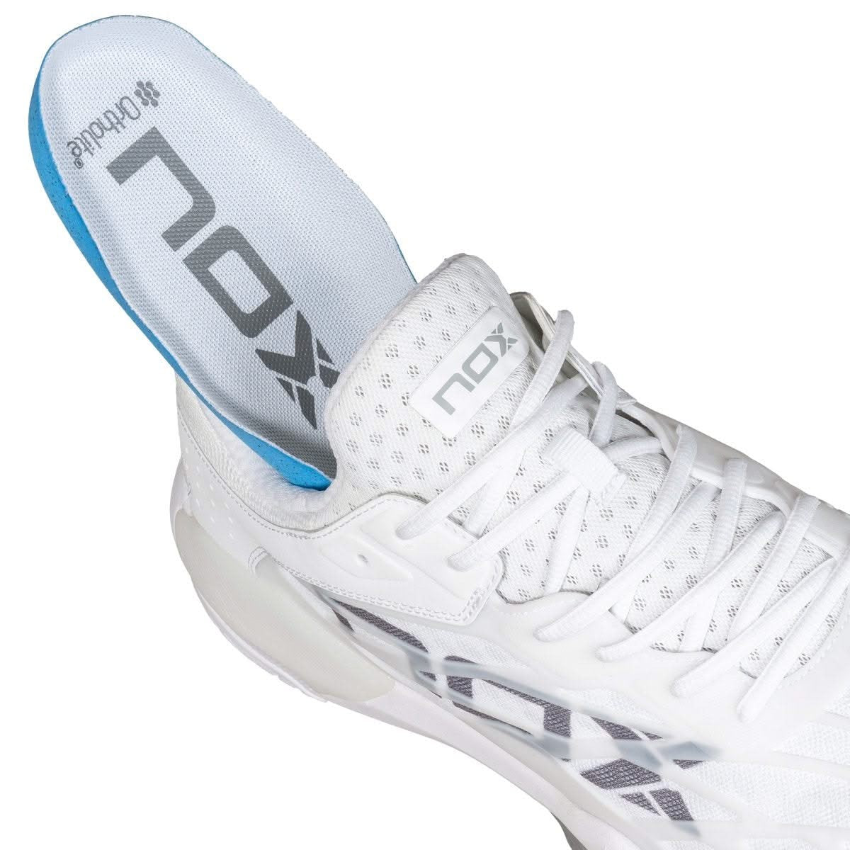 SHOES NOX PICKLEBALL LUX TEMPO WHITE/GREY