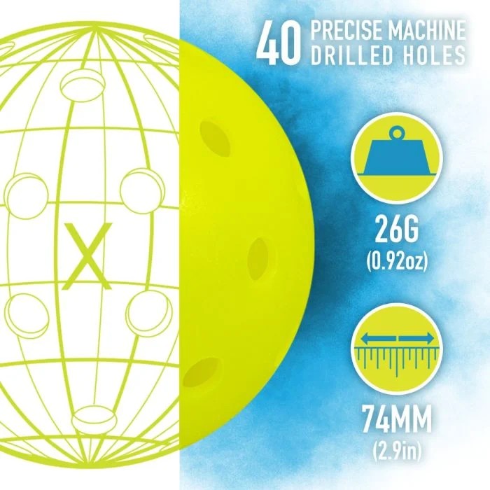 FRANKLIN X40 OUTDOOR BALLS X3