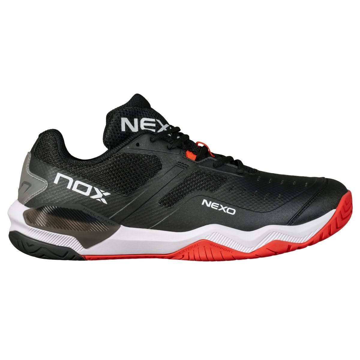 SHOES NOX PICKLEBALL LUX NEXO BLACK/ LAVA RED