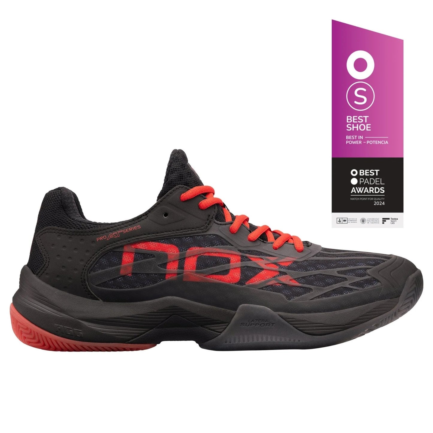 SHOES NOX AT10 LUX BLACK/RED