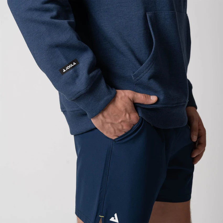 JOOLA UNISEX FLECCE HOODIE NAVY HEATHER