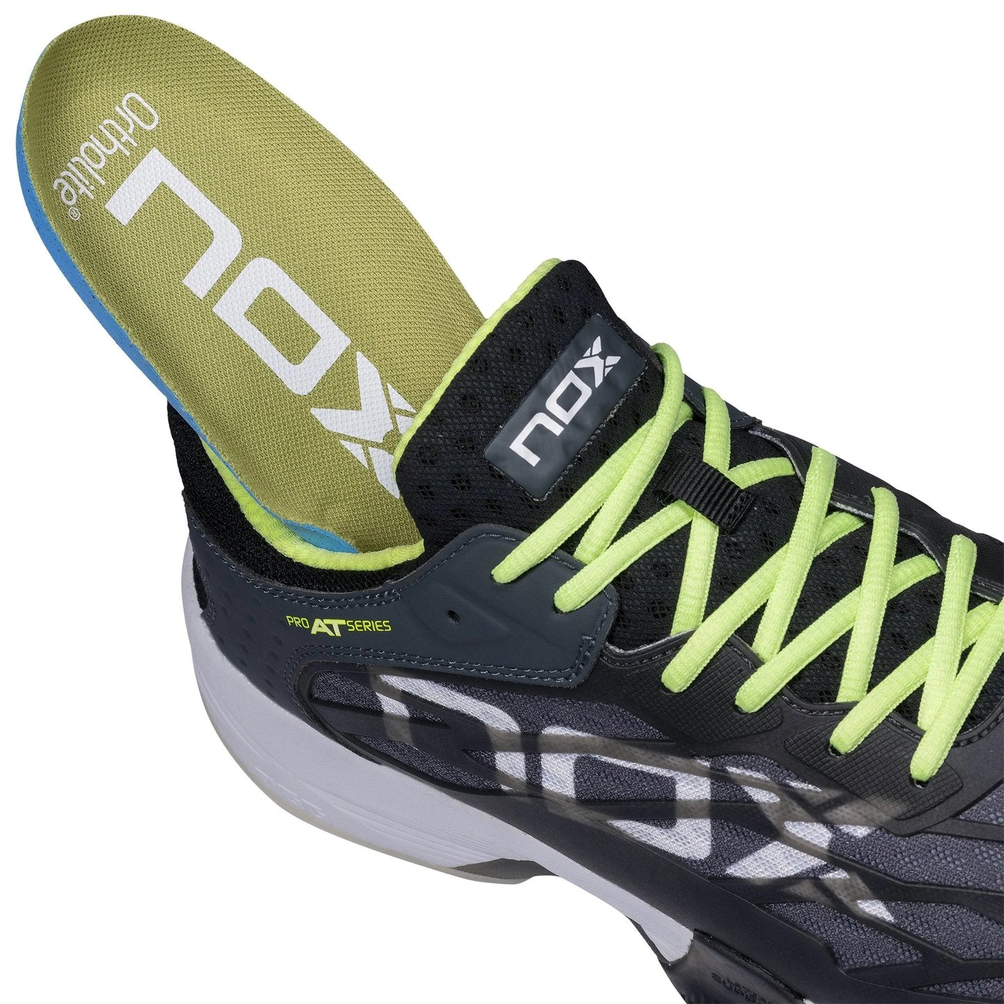 SHOES NOX AT10 LUX BLACK/SHARP GREEN GREY