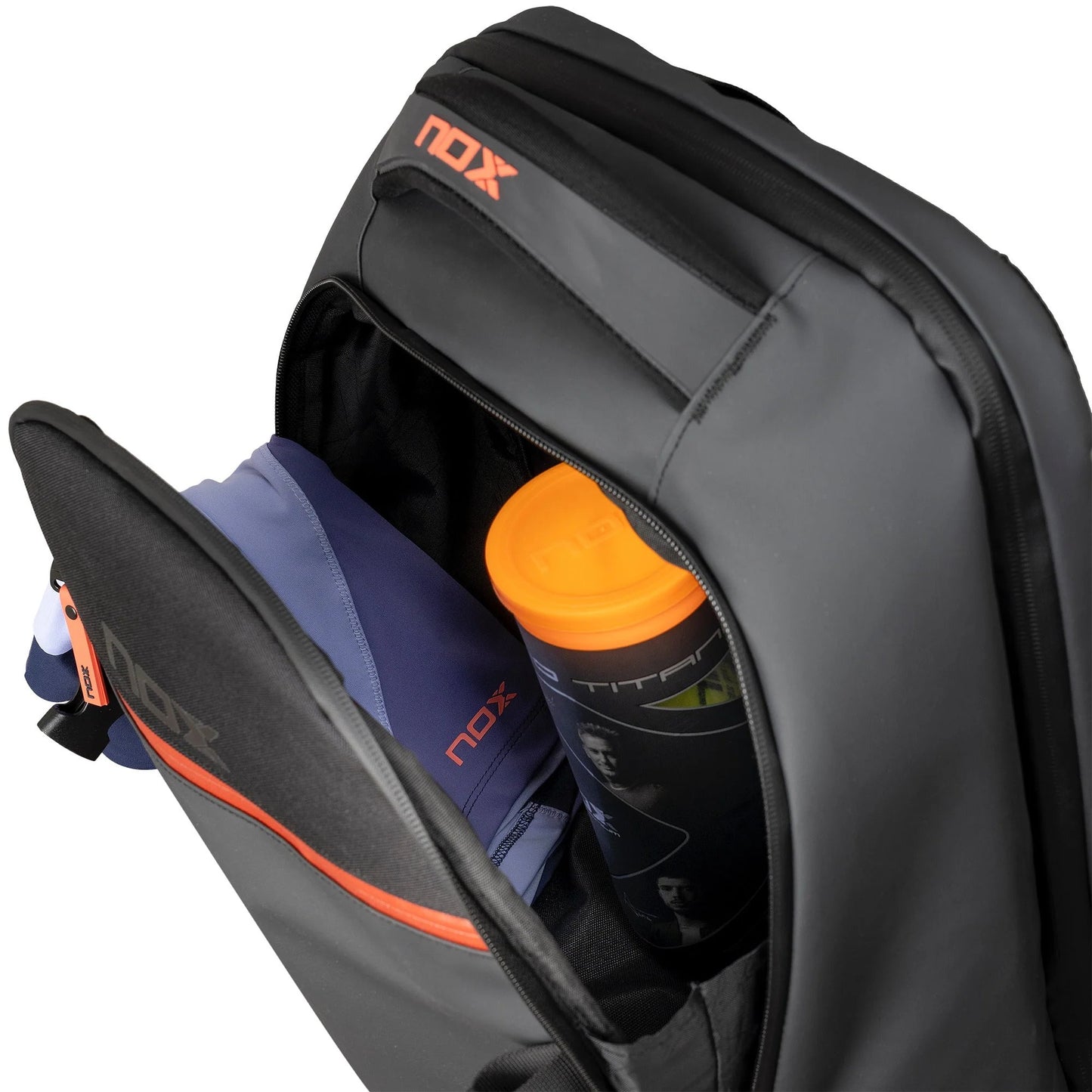 NOX BACKPACK OPEN SERIES BLACK/RED
