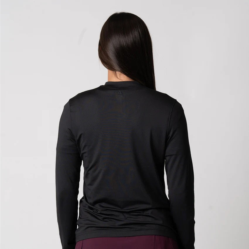 JOOLA WOMEN´S QUARTER ZIP PULLOVER BLACK