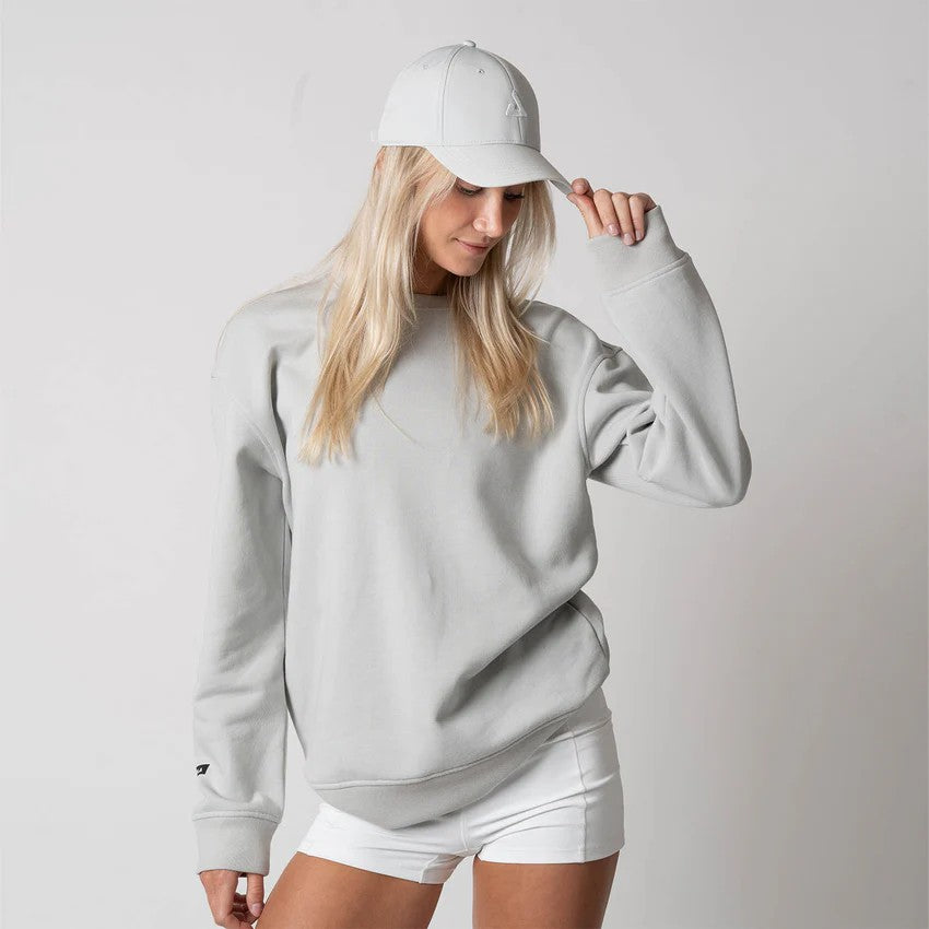 JOOLA UNISEX FLEECE CREW GRAVITY GRAY HEATHER