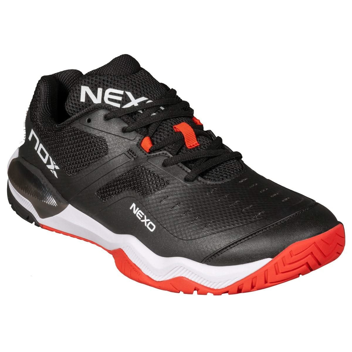 SHOES NOX PICKLEBALL LUX NEXO BLACK/ LAVA RED