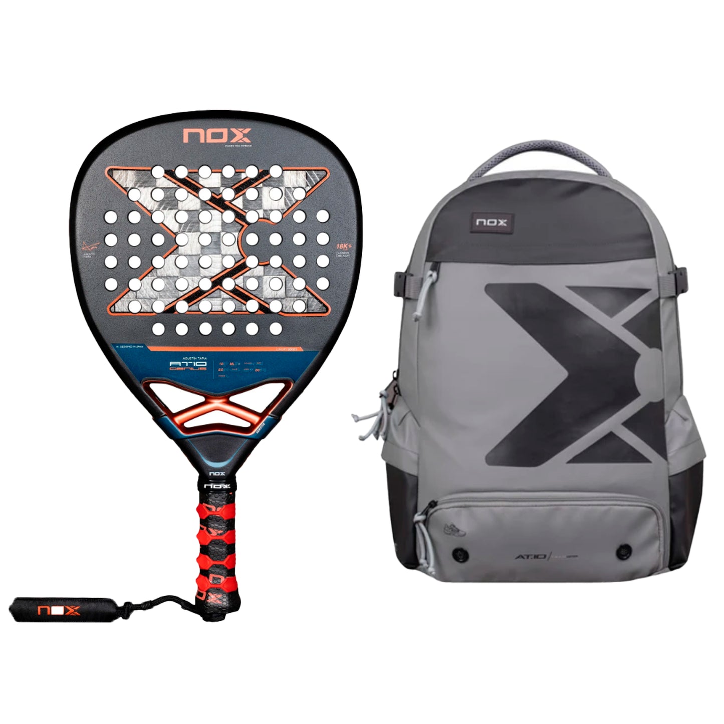 COMBO AGUSTIN TAPIA ATTACK 3: AT10 GENIUS ATTACK 18K ALUM BY AGUSTIN TAPIA 25 + BACKPACK AT10 TEAM GREY
