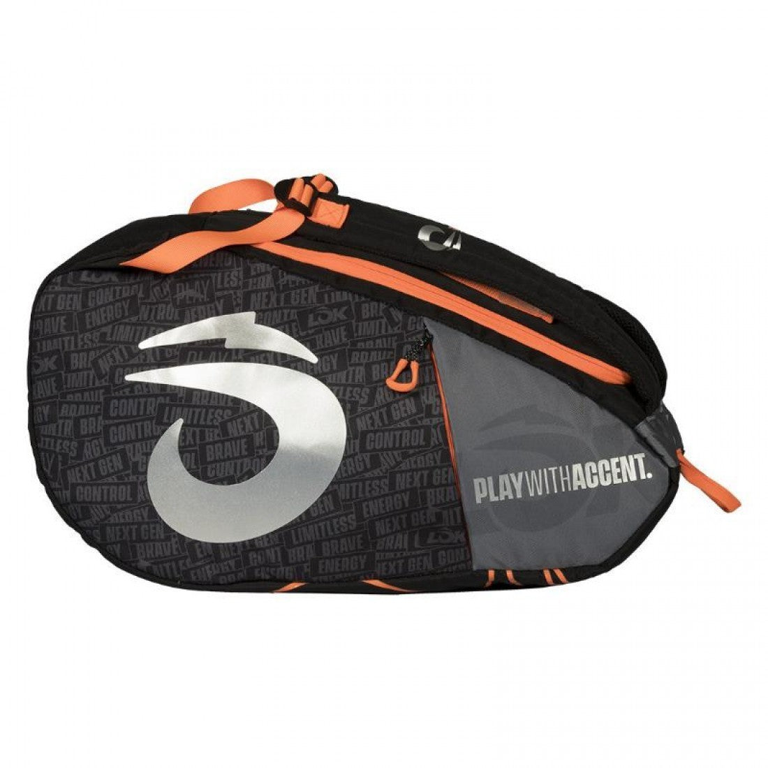 Lok One 2 Black Orange Padel Bag