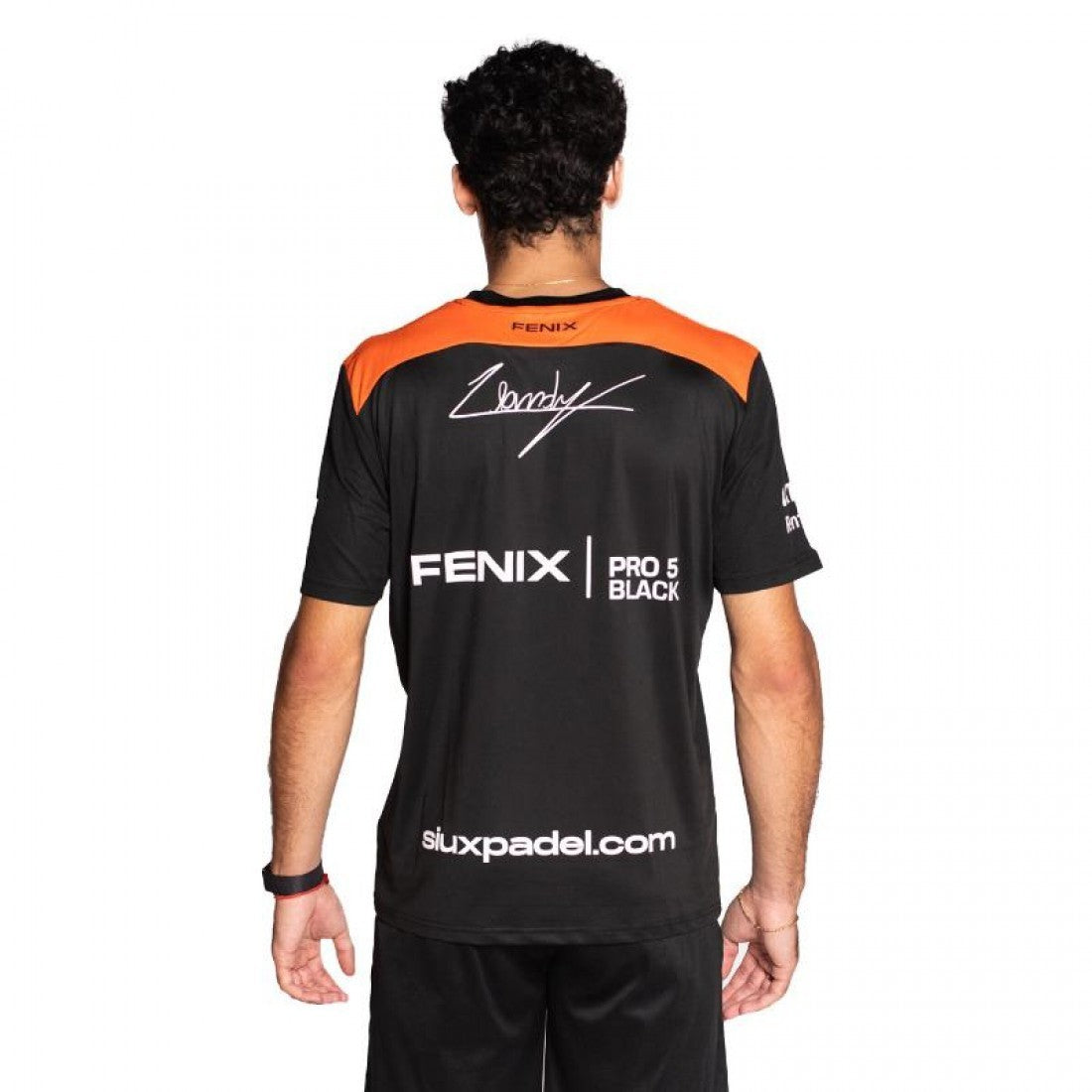 Siux Leo Augsburger Fenix ​​Official Black Orange T-Shirt