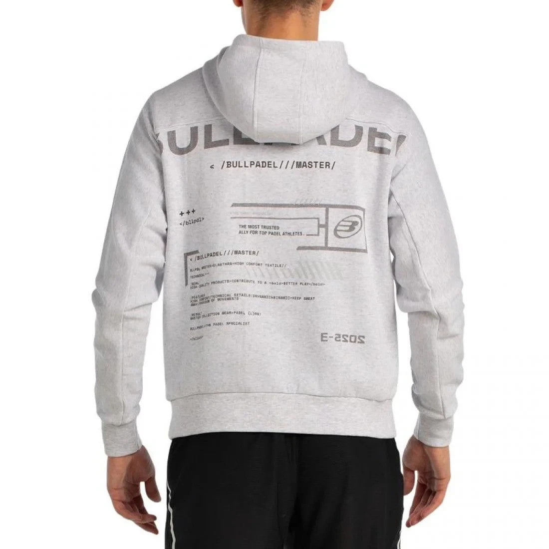 Bullpadel Breas Light Grey Vigore Sweatshirt