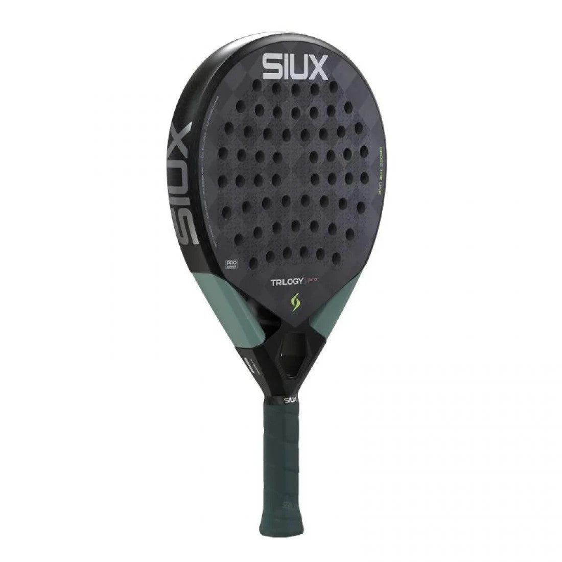 Siux Trilogy Pro 2026 Black/Green Padel Racket