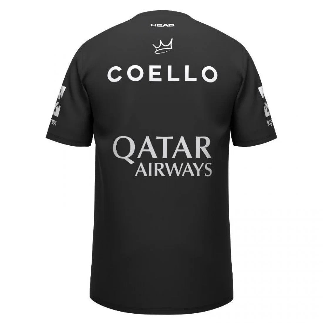 Head Arturo Coello Sponsors Black T-Shirt