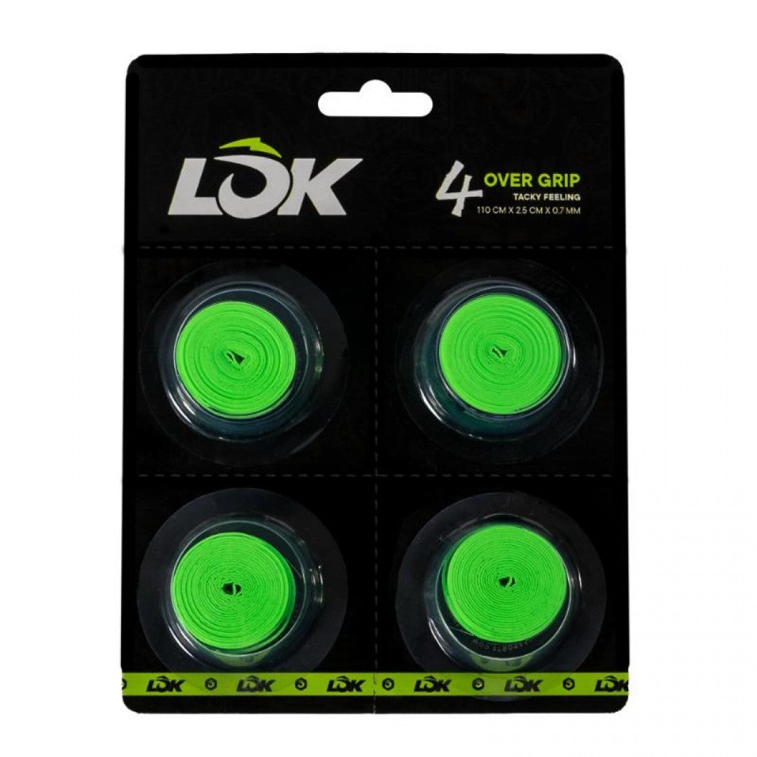 Lok Green Overgrips 4 Units