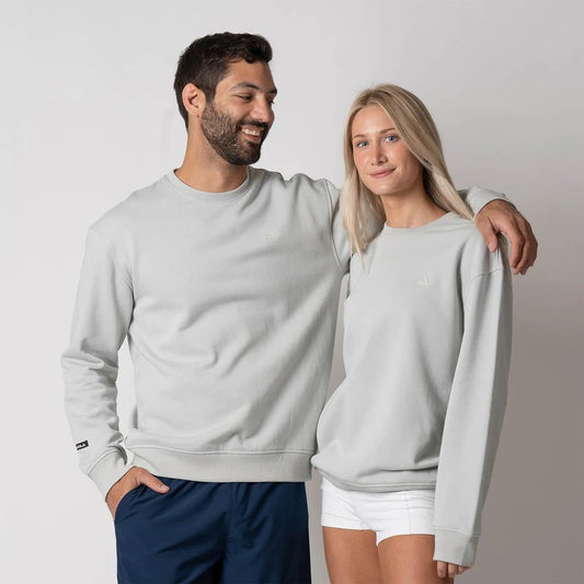 JOOLA UNISEX FLEECE CREW GRAVITY GRAY HEATHER