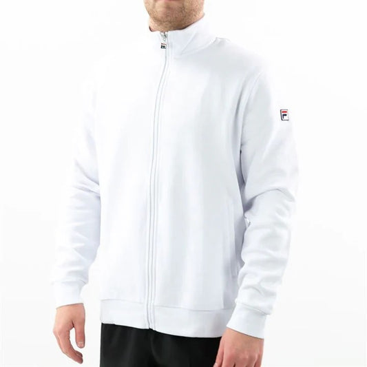 FILA ESSENTIALS MATCH FLEECE FULL ZIP JACKET WHITE