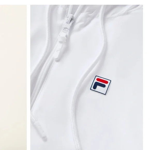 FILA ELEVATED ESSENTIALS JACKET WHITE
