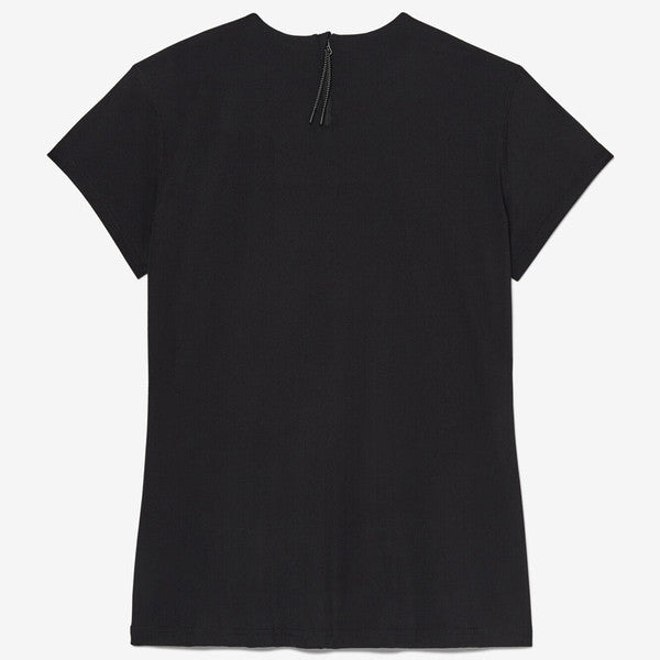 FILA ESSENTIALS SHORT SLEEVE TOP BLACK