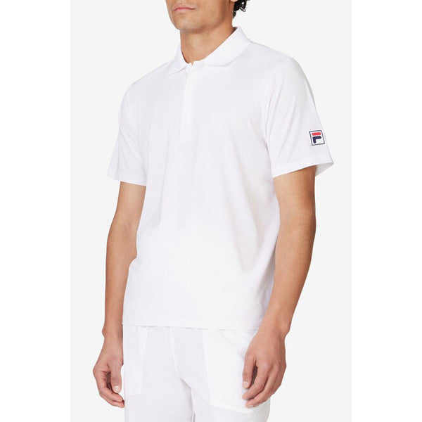 FILA ESSENTIALS SS POLO WHITE