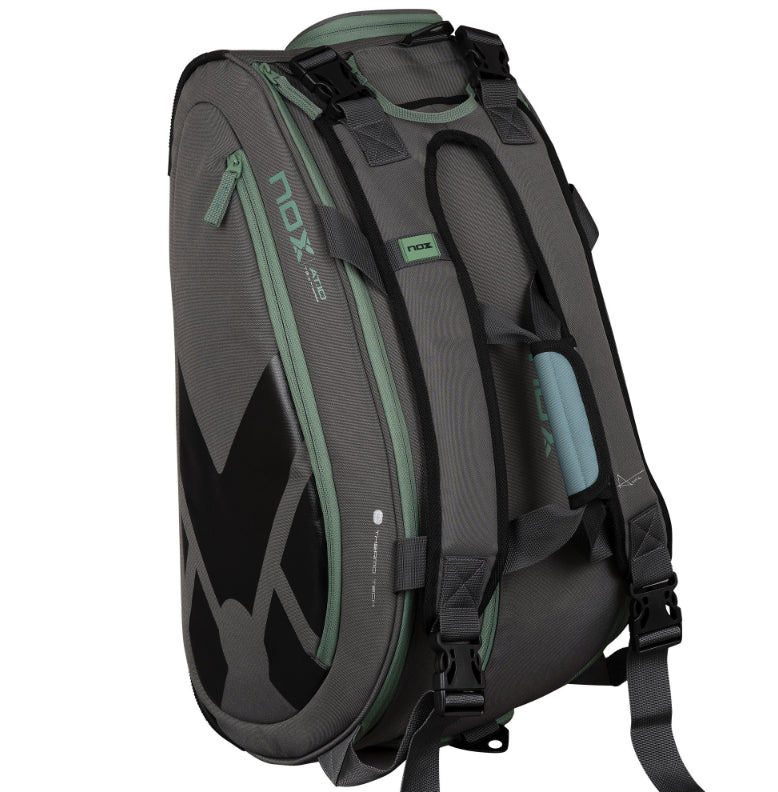 COMBO AGUSTIN TAPIA 2: AT10 GENIUS 18K ALUM BY AGUSTIN TAPIA 25 + BAG AT10 TEAM GREY/GREEN