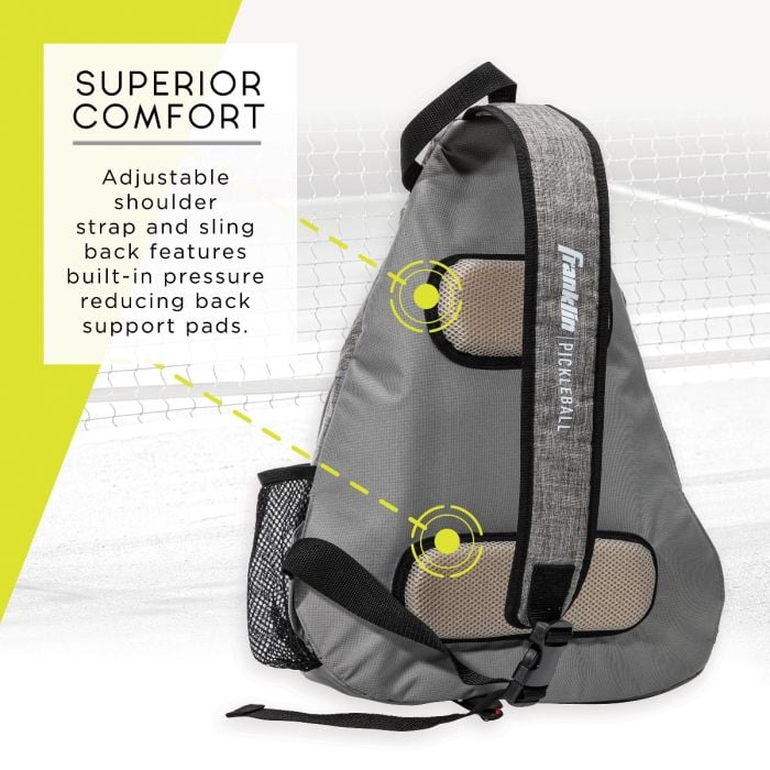 FRANKLIN PICKLEBALL SLING BAG GREY