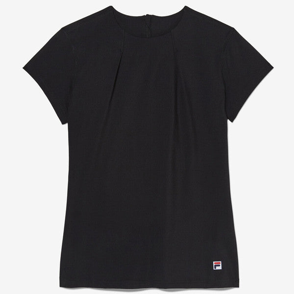 FILA ESSENTIALS SHORT SLEEVE TOP BLACK