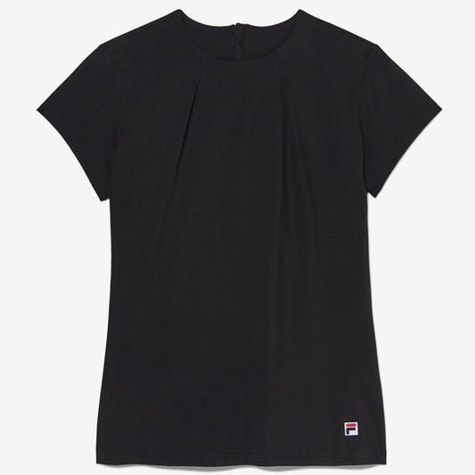 FILA ESSENTIALS SHORT SLEEVE TOP BLACK