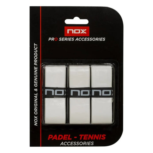 OVERGRIPS PRO NOX WITH 3 WHITE