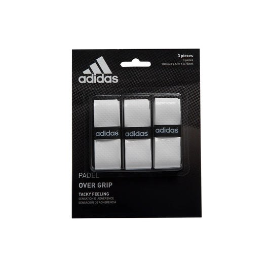 SET OF OVERGRIP PERFORATED 3 UNITS ADIDAS WHITE