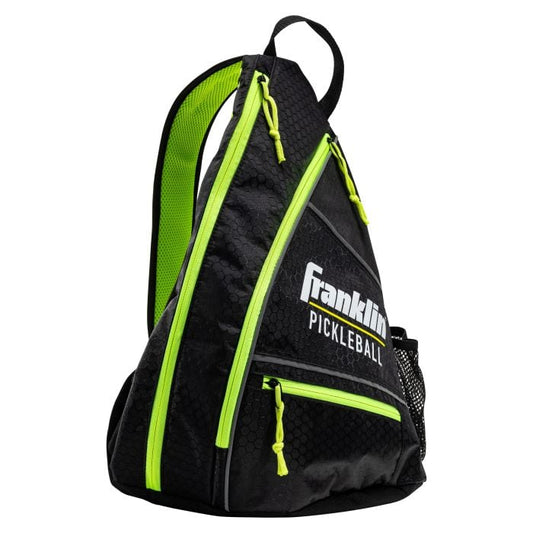 FRANKLIN PICKLEBALL SLING BAG BLACK OPTIC YELLOW