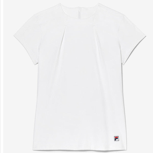 FILA ESSENTIALS SHORT SLEEVE TOP WHITE