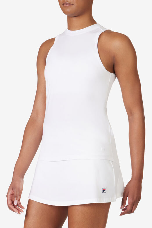 FILA FI-LUX OPEN BACK TANK TOP WHITE