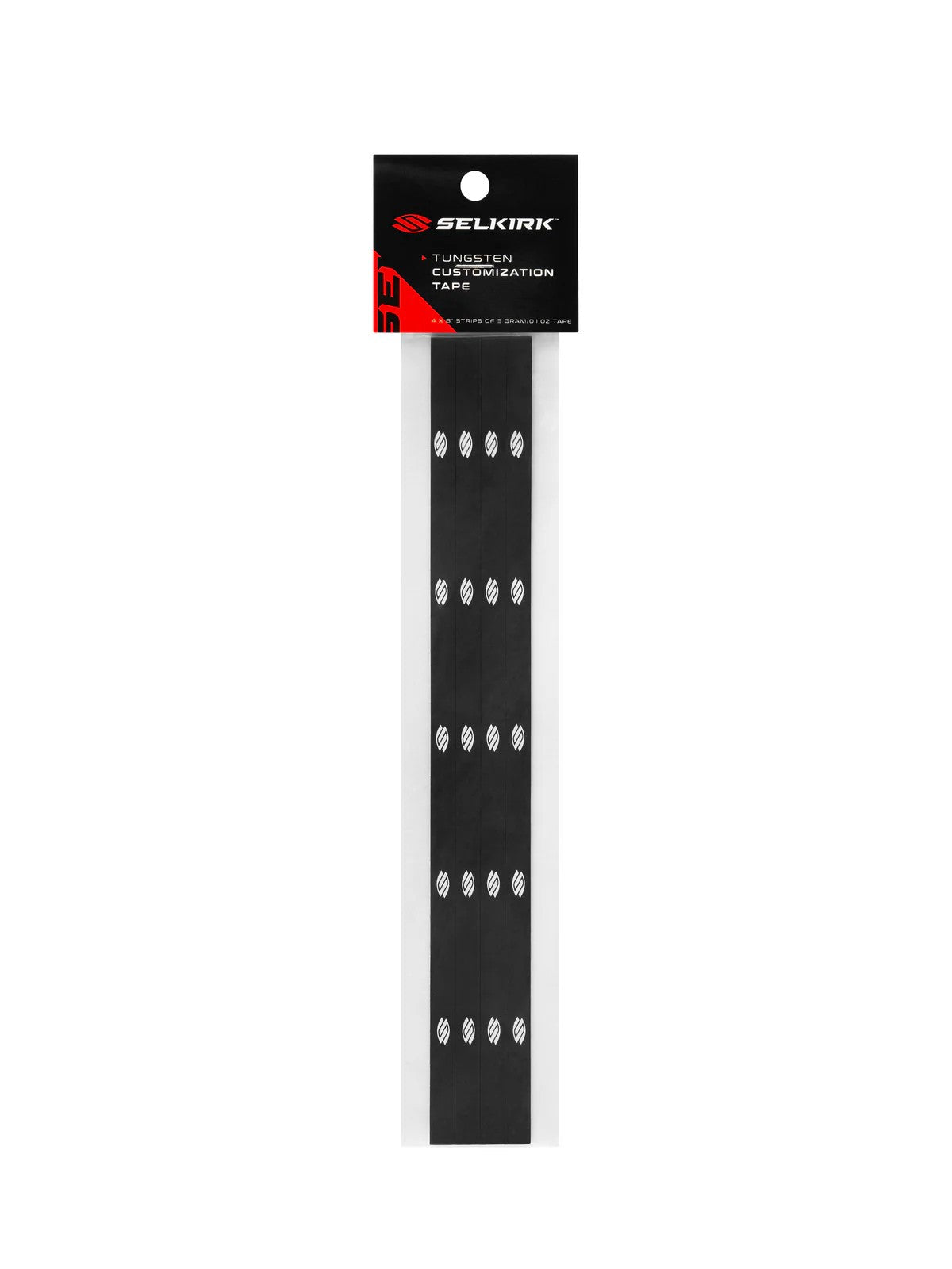 SELKIRK SPORT TUNGSTEN TAPE FOUR 8" STRIPS OF 0.1 OZ TAPE