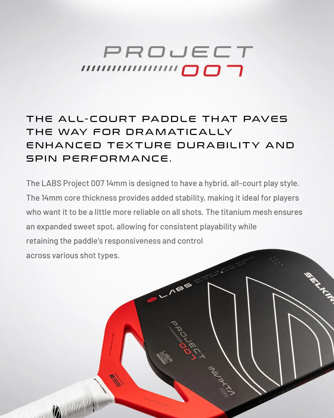 SELKIRK LABS PROJECT 007 14MM INVIKTA