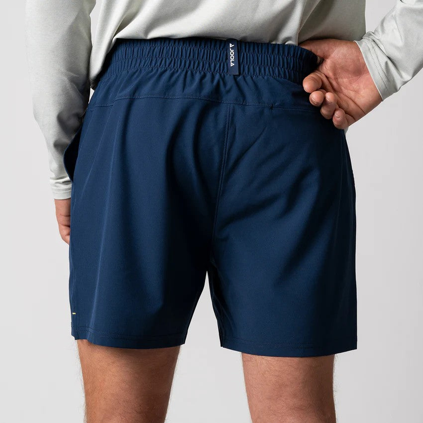 JOOLA MEN`S WOVEN SHORTS 5" NAVY