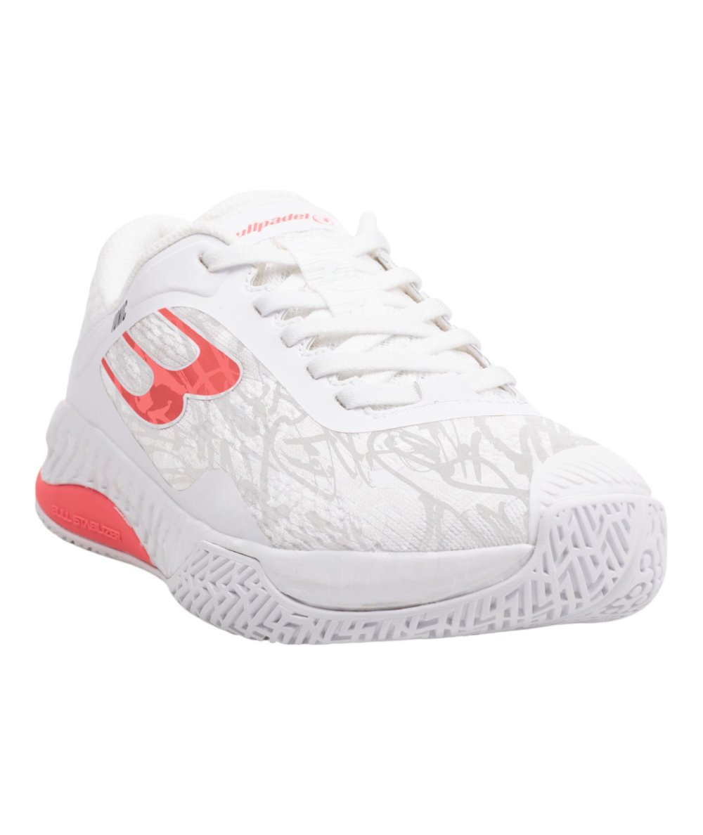 BULLPADEL IONIC W 25V WHITE AND PINK